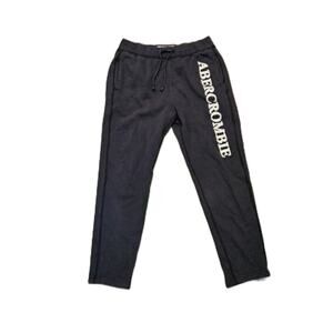 Abercrombie & Fitch Black Sweatpants – XS – Logo Leg